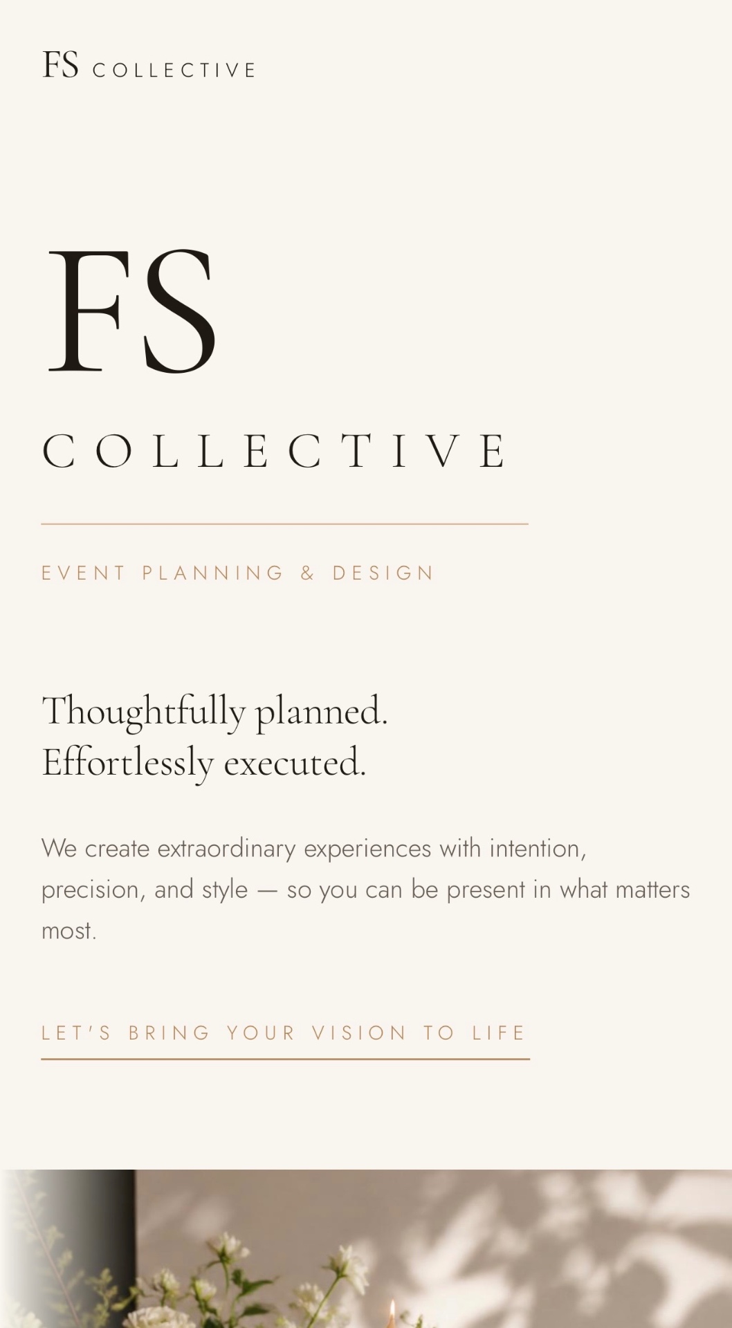 FS Collective Events — Events Platform