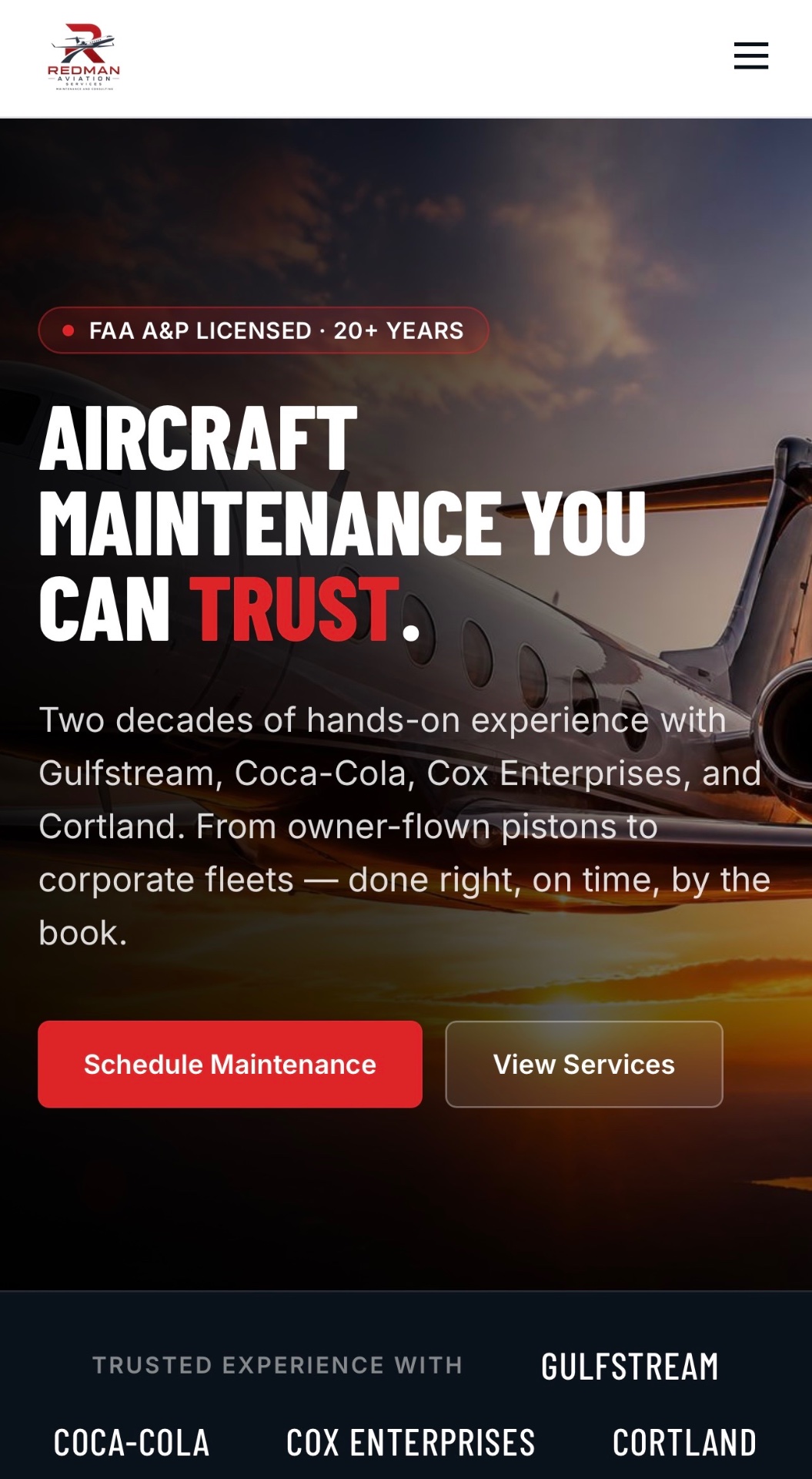 Redman Aviation Elite — Aviation Maintenance